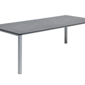 MILANO Tisch 220x100cm, silver/teco.Star eiche