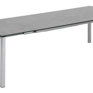 MILANO Verlängerungstisch 220/280x100cm silver/teco.Star eiche