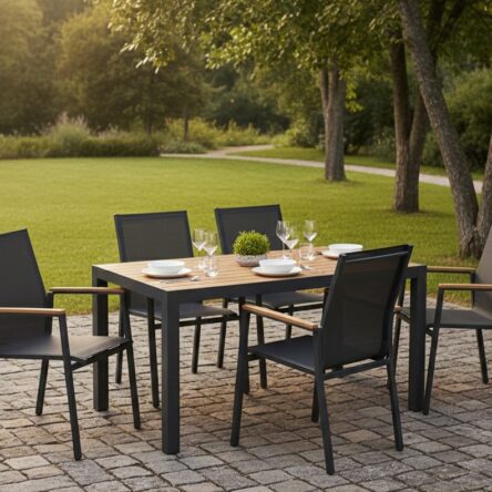 VALENCIA Table 160x90cm col. anthracite