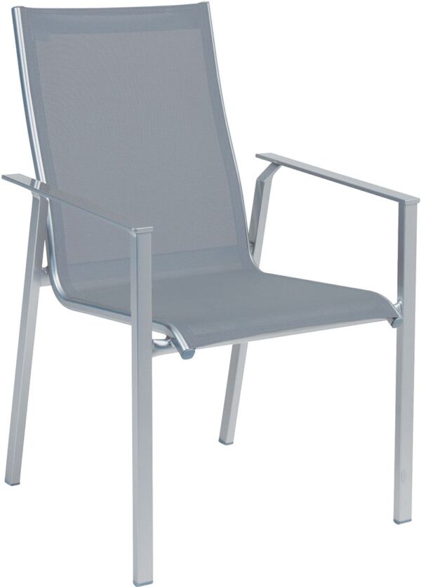 SEATTLE Fauteuil gris alu/gris