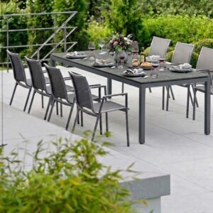 SILVERSTAR Tisch 250x100cm anthrazit/dark marble