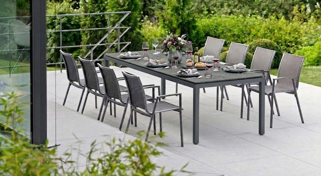 SILVERSTAR Table 250x100cm anthracite