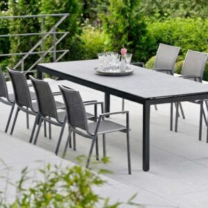 SILVERSTAR Table 250x100cm noir mat