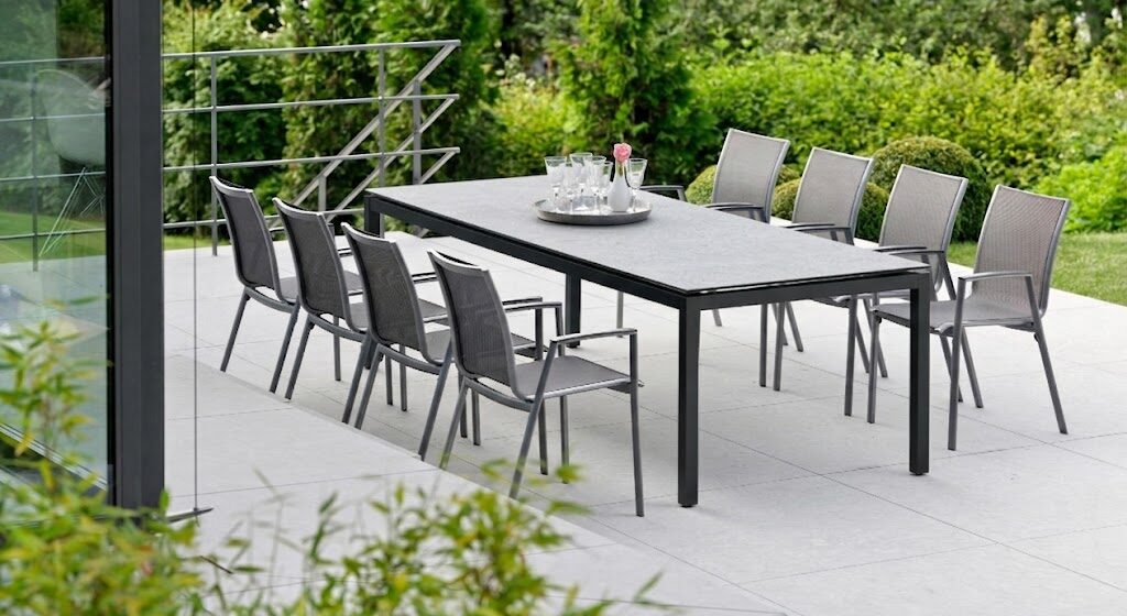 SILVERSTAR Table 250x100cm noir mat
