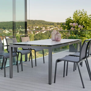 SILVERSTAR Table 160x90cm noir mat