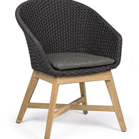 CHINELLA  Sessel Farbe dunkelgrau