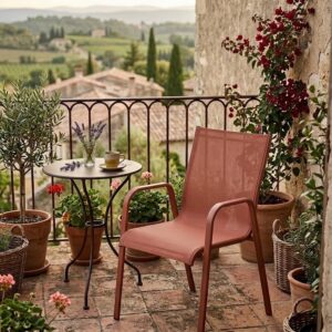 LUGANO Sessel kupfer/kupfer