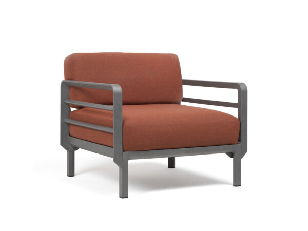 MAXIMO Lounge Sessel basalt/cannella