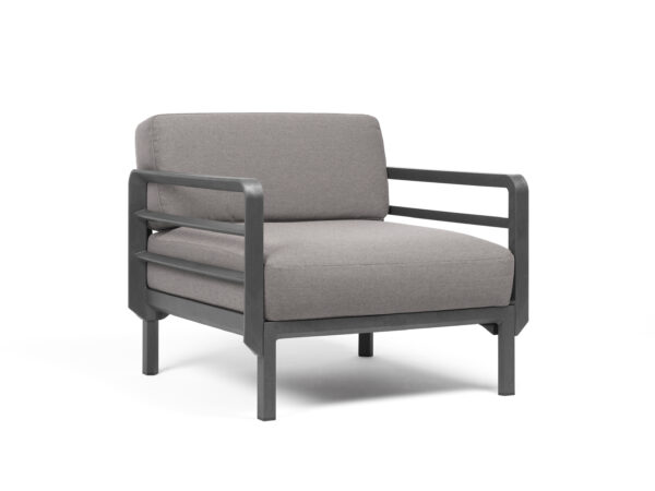 MAXIMO Lounge Sessel basalt/lava