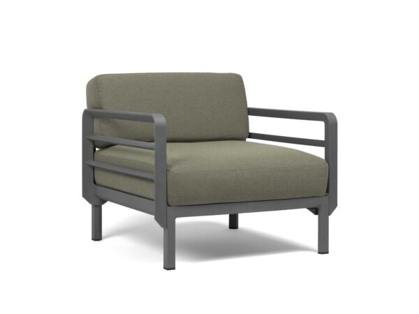 MAXIMO Lounge Sessel basalt/timo