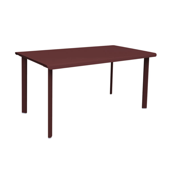 AZUR Tisch 140x80cm Farbe bordeaux