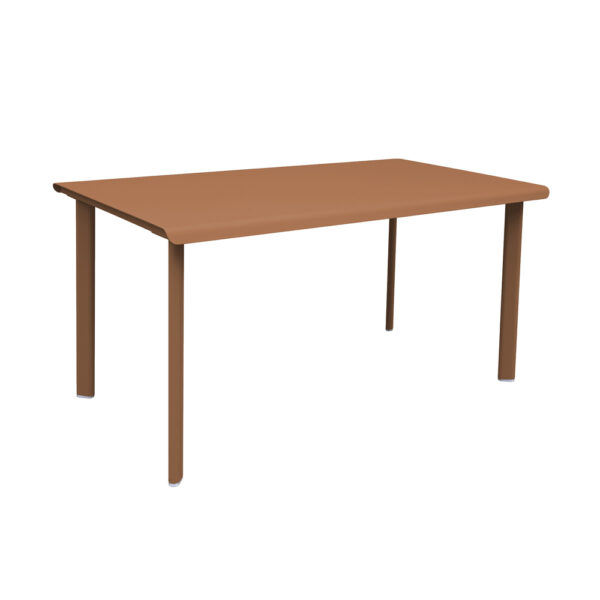 AZUR Tisch 140x80cm Farbe terracotta