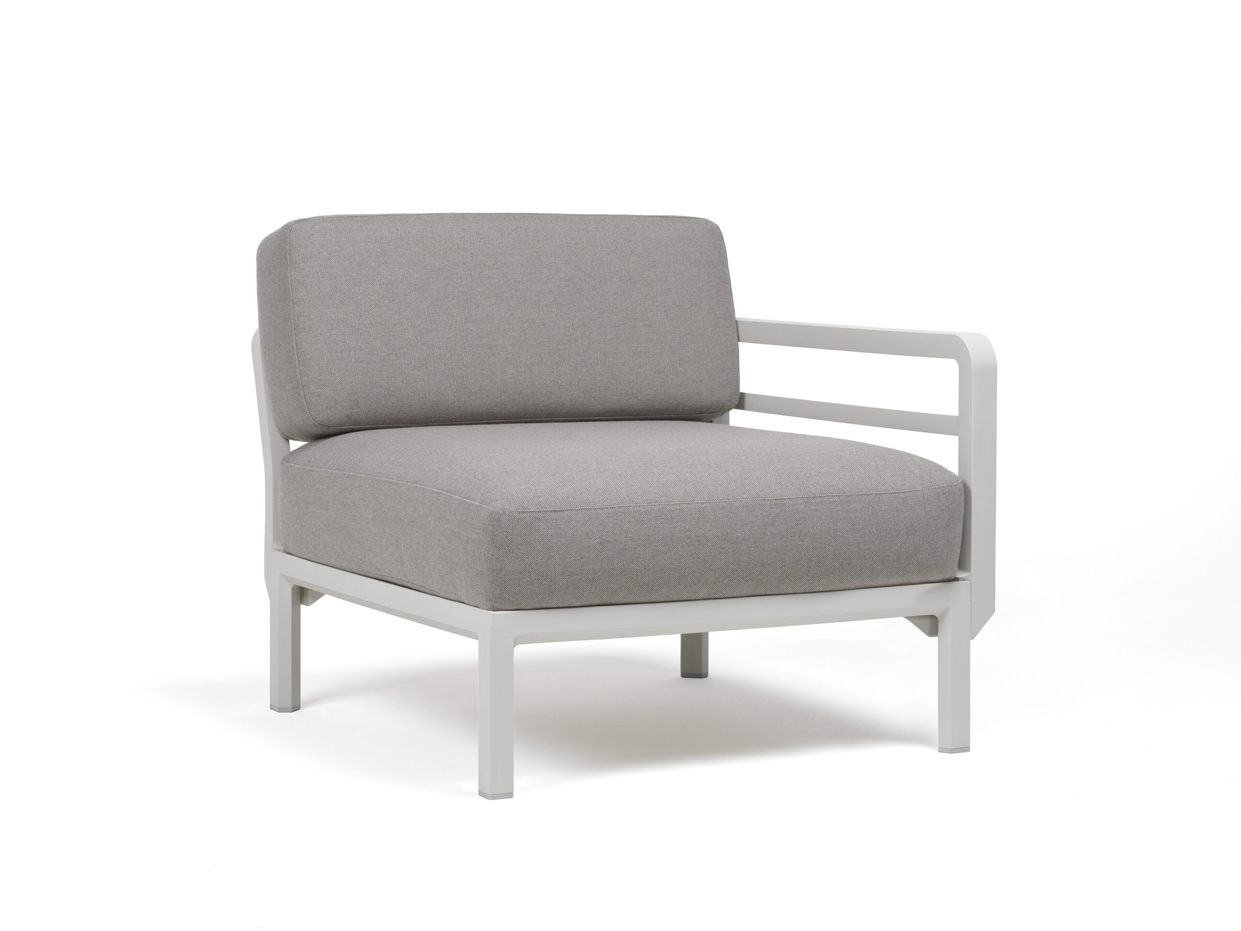 MAXIMO Module avec accoudoir gesso/lava