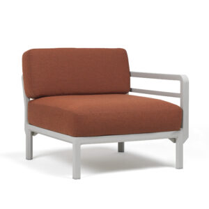 MAXIMO Module avec accoudoir gesso/cannella