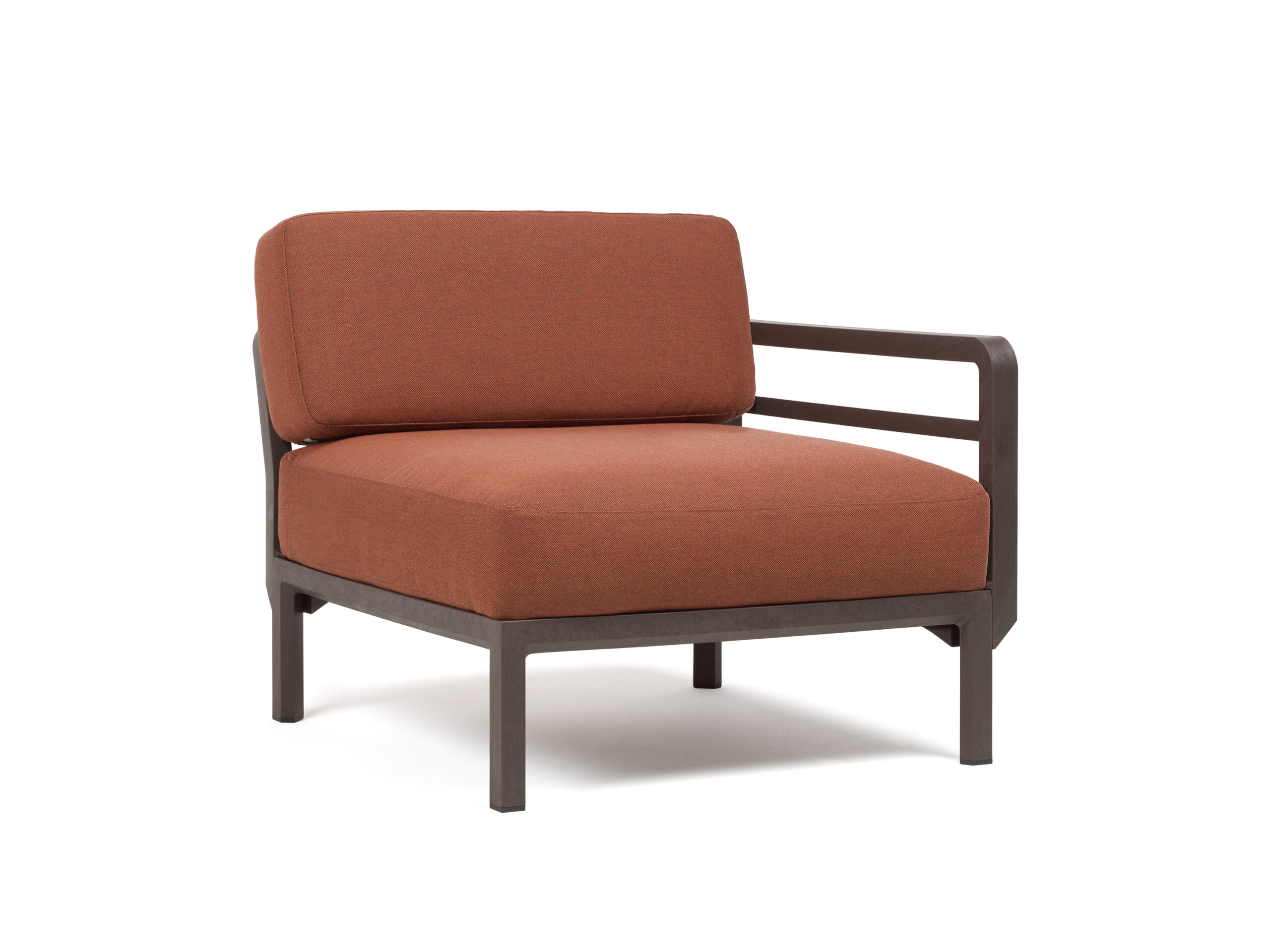 MAXIMO Module avec accoudoir terra/cannella