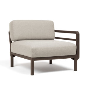 MAXIMO Module avec accoudoir terra/perla