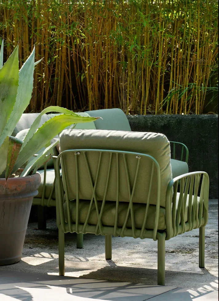 KOMODO Fauteuil détente, col. agave