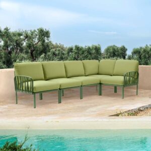 KOMODO 5 Lounge Garnitur, Farbe agave