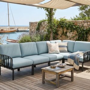 KOMODO 5 Lounge Garnitur, Farbe antracite