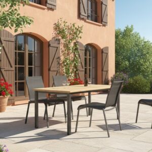 LUGANO Chaise carbone