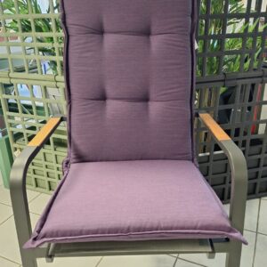 Coussin chaise mauve