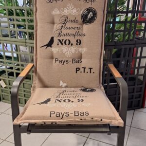 Coussin de chaise beige